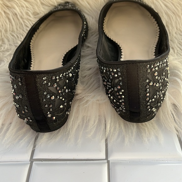 CHARTER CLUB Womens Tonina Black Pointed Toe Slip On Flats Sz 9M nwot - Picture 8 of 16